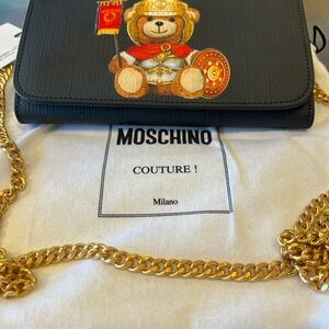 Moschino Roman Teddy Bear Clutch